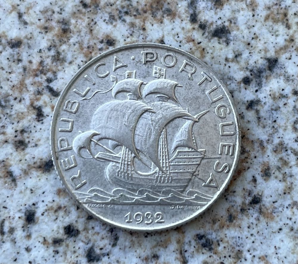 Moeda prata 2$50 escudos 1932