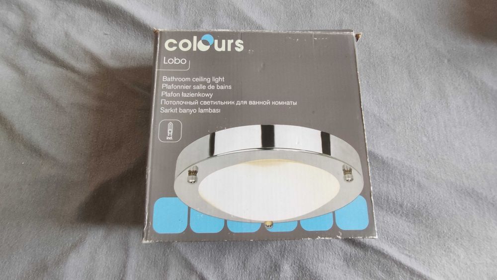 Mały plafon WC -  łazienkowy  - Lampa sufitowa - Colorous Lobo