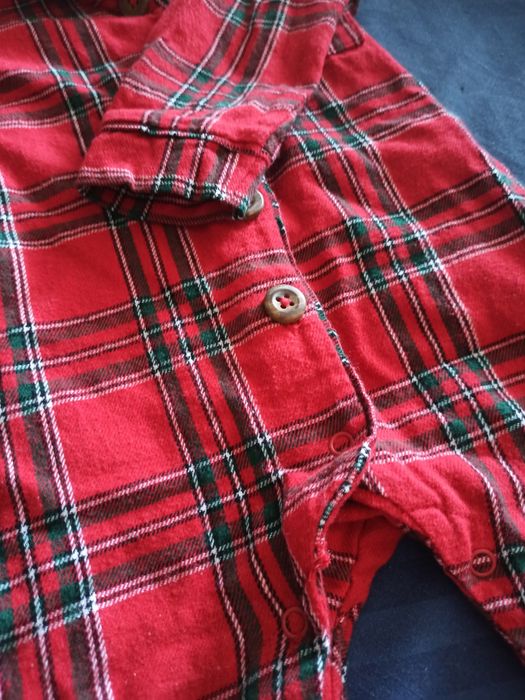 Ромпер в клітинку, піжама Кевіна р.68