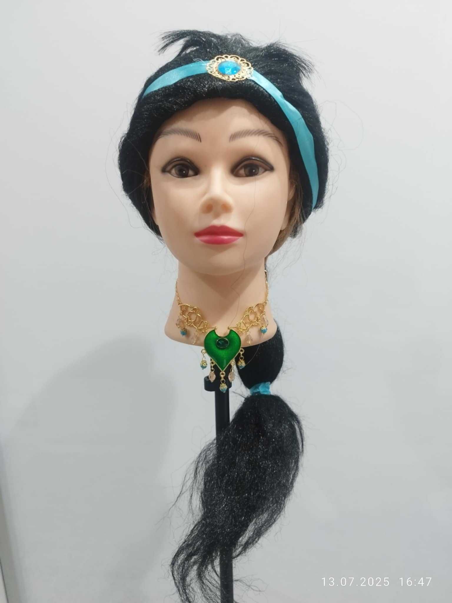 Przebranie Peruka Jasmina Alladyn peruka Disney