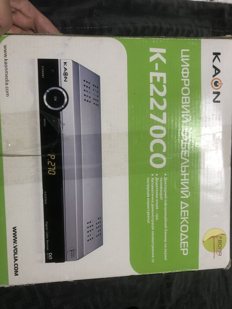 Продам цифровой кабельный Декодер (Ресивер) KAON K-E2270CO