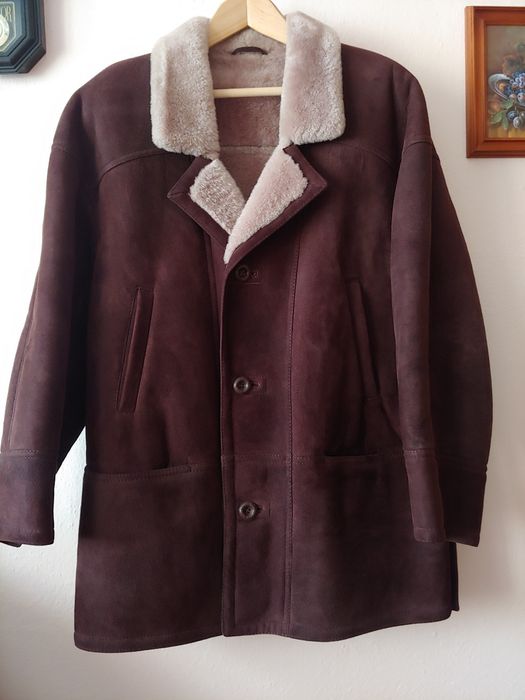 Kożuch męski skóra naturalna stan b.dobry