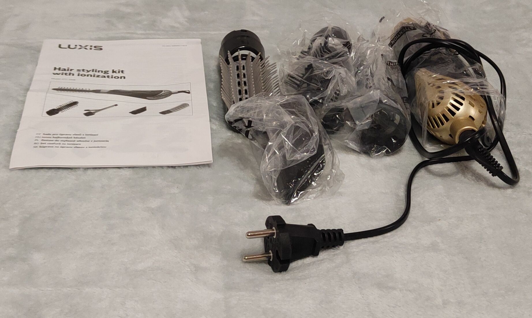 Hair styling kit with ionization Luxis Nowe