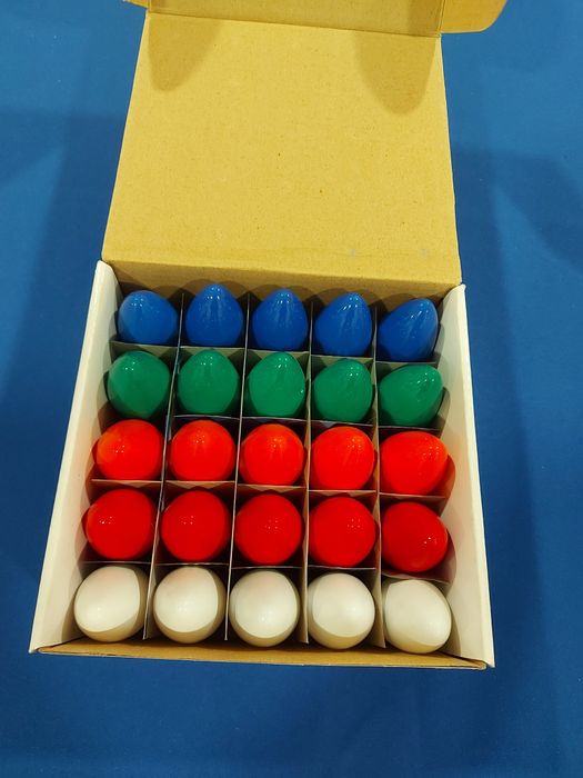 Lâmpadas coloridas de 110v para iluminações de Natal