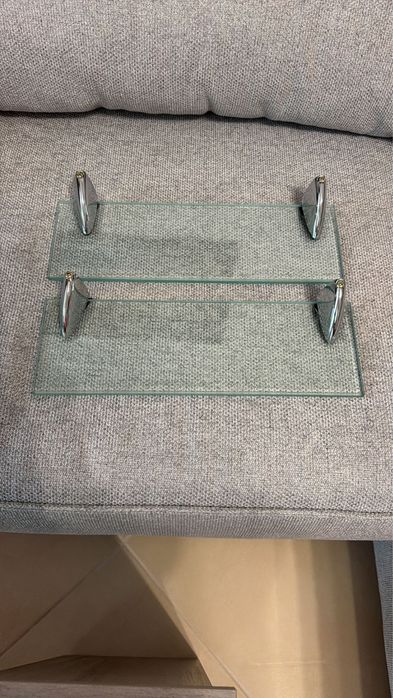 Prateleiras de vidro vidaXL