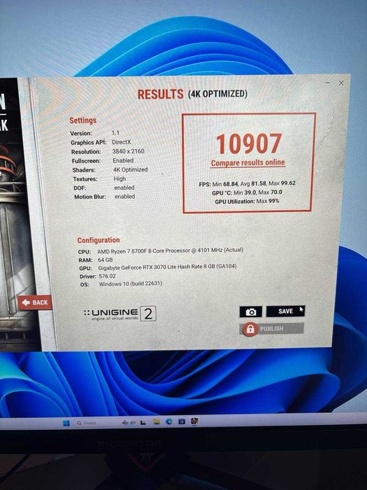 Komputer do gier, Ryzen 7 8700F, RTX 3070