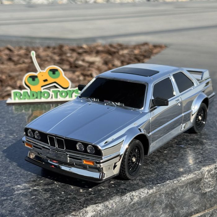 Дрифт машинка BMW Е30 на радиоуправлении 50 км/ч Silver для дрифта БМВ