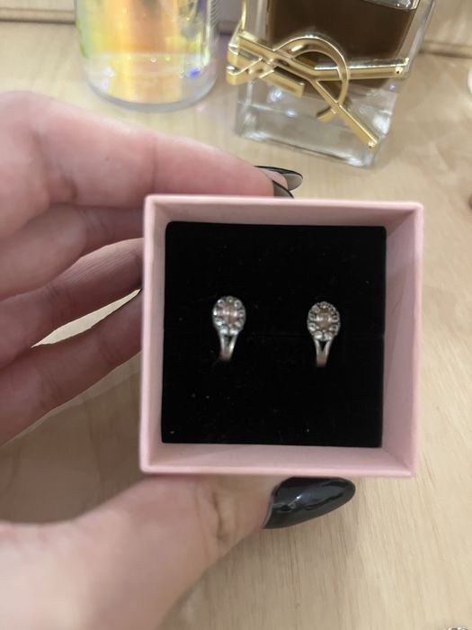 Сережки срібні, кульчики