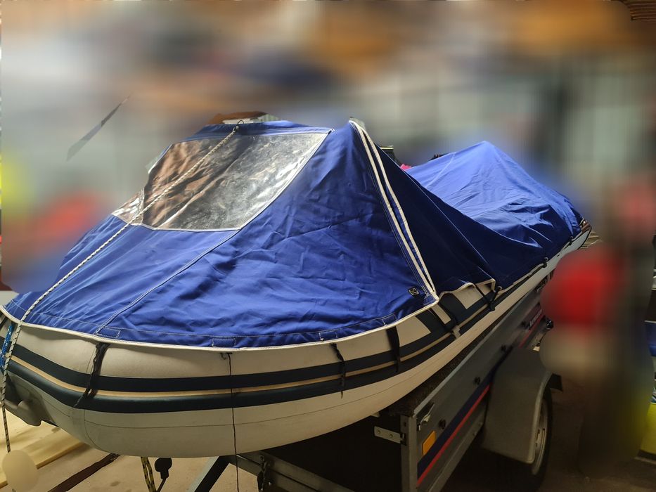 Rib Suzumar + honda bf 20 + przyczepa