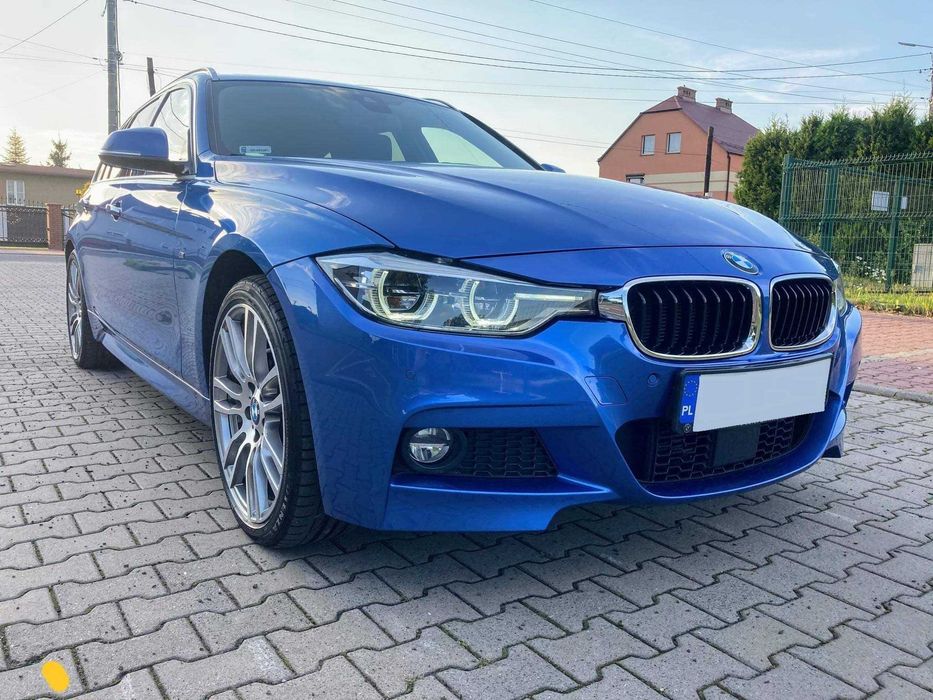 BMW 3 F31 2.0D Xdrive Mpakiet Radar Keyless HeadUp LED Estoril Blue