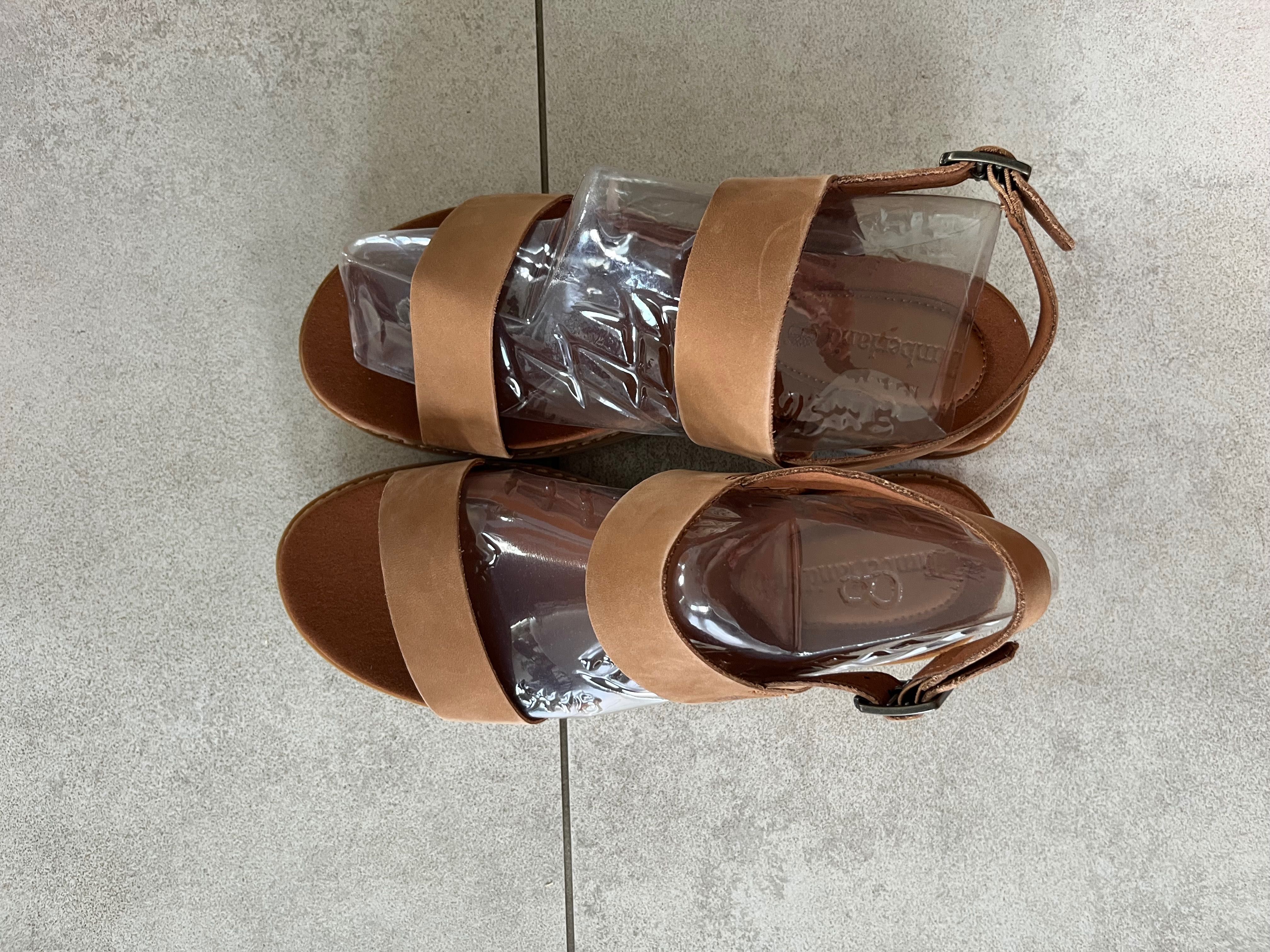 Sandały Timberland Safari Down rozmiar 8,5/39,5 nowe, brązowy nubuk