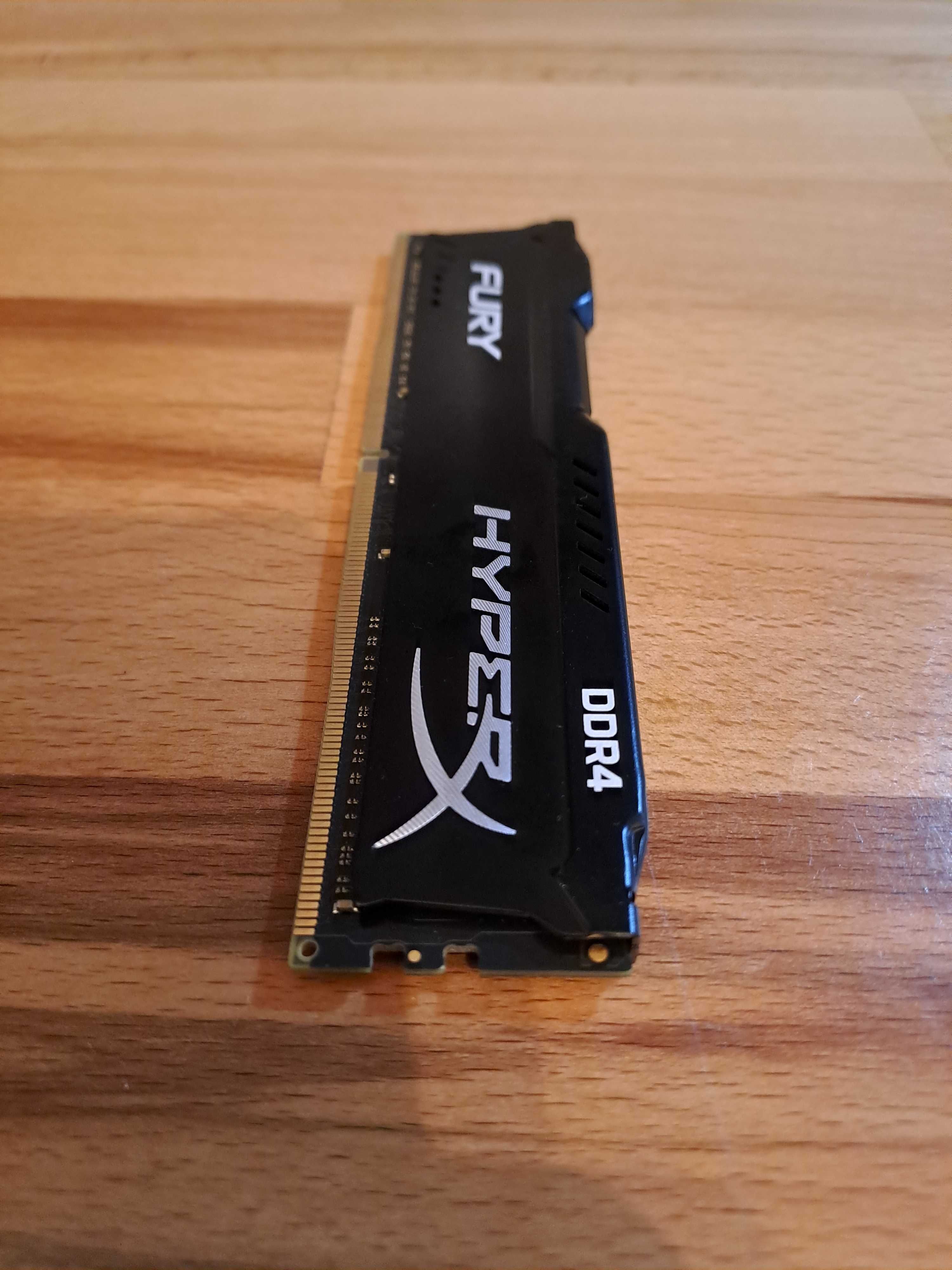 Memória RAM 8GB DDR4 HyperX Fury para PC