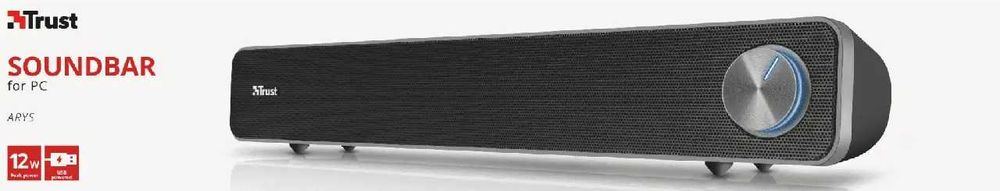 Саундбар Trust Arys PC Soundbar (22946)