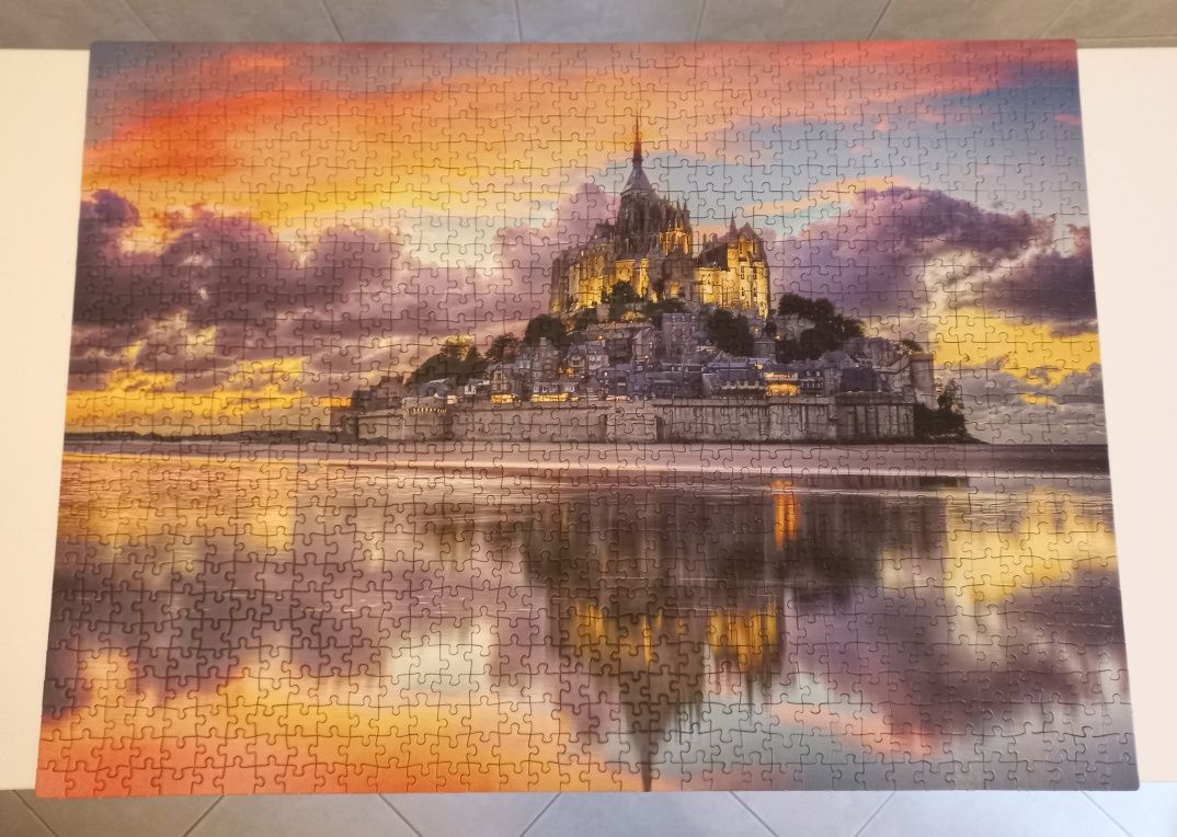 Puzzle Clementoni 1000 peças - Mont-Saint Michel