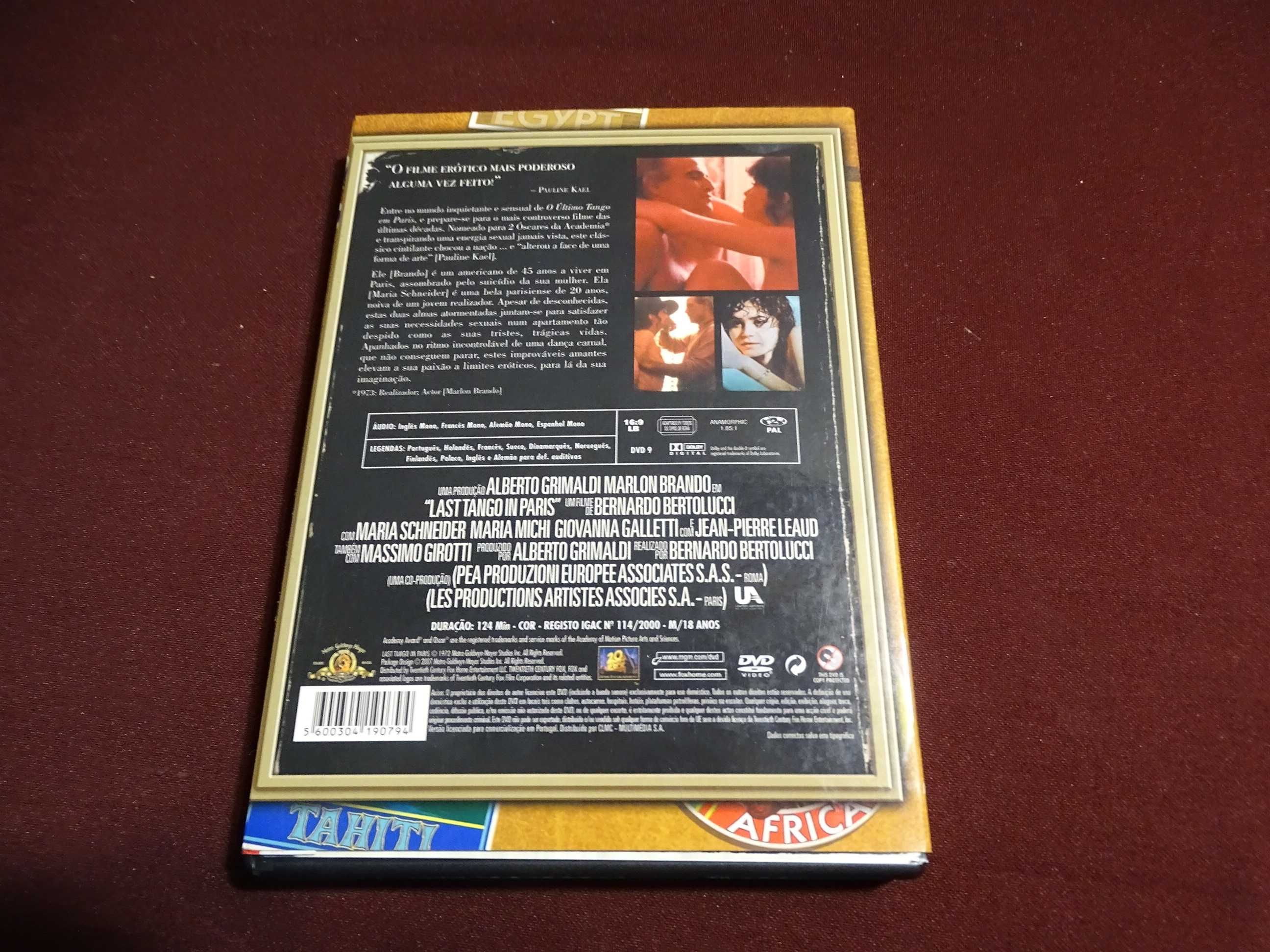 DVD-O ultimo tango em Paris-Marlon Brando