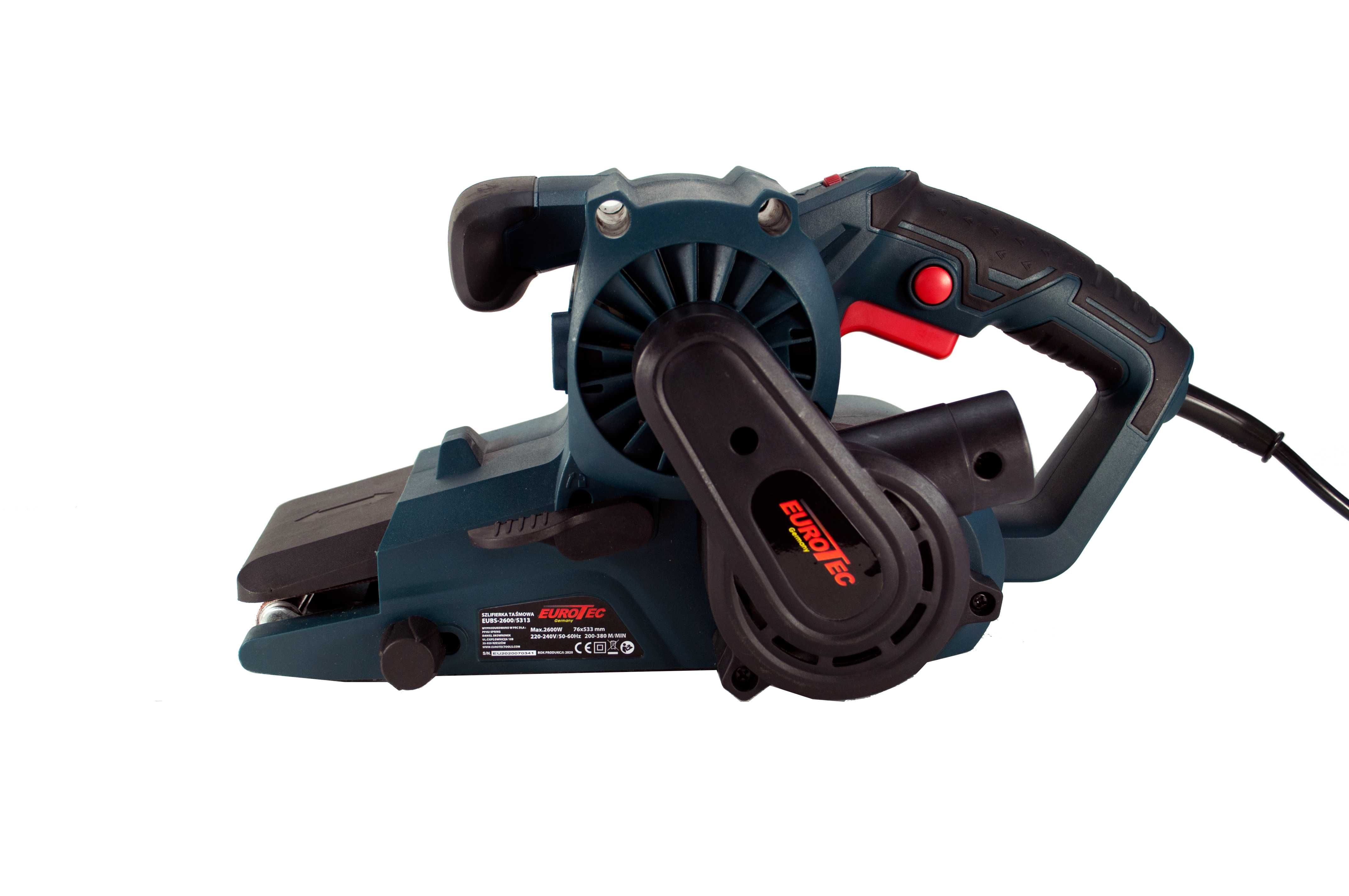 Szlifierka taśmowa do drewna 2w1 Eurotec EUBS-2600