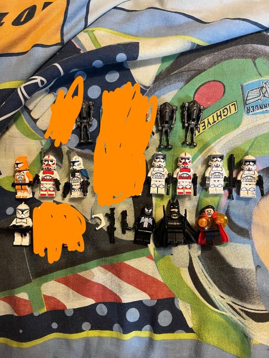Мініфігурки Lego Star wars, dc, marvel