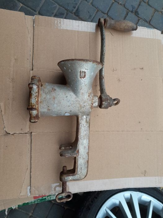 Stara maszynka do mięsa prl kompletna