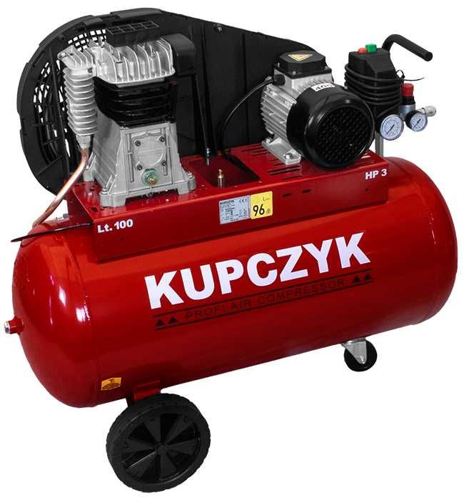 Kompresor Sprężarka B2800B 100L KK 420/100 T Kupczyk