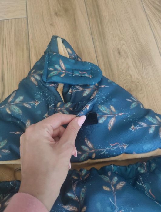 Cudny śpiworek do spacerówki + mufka