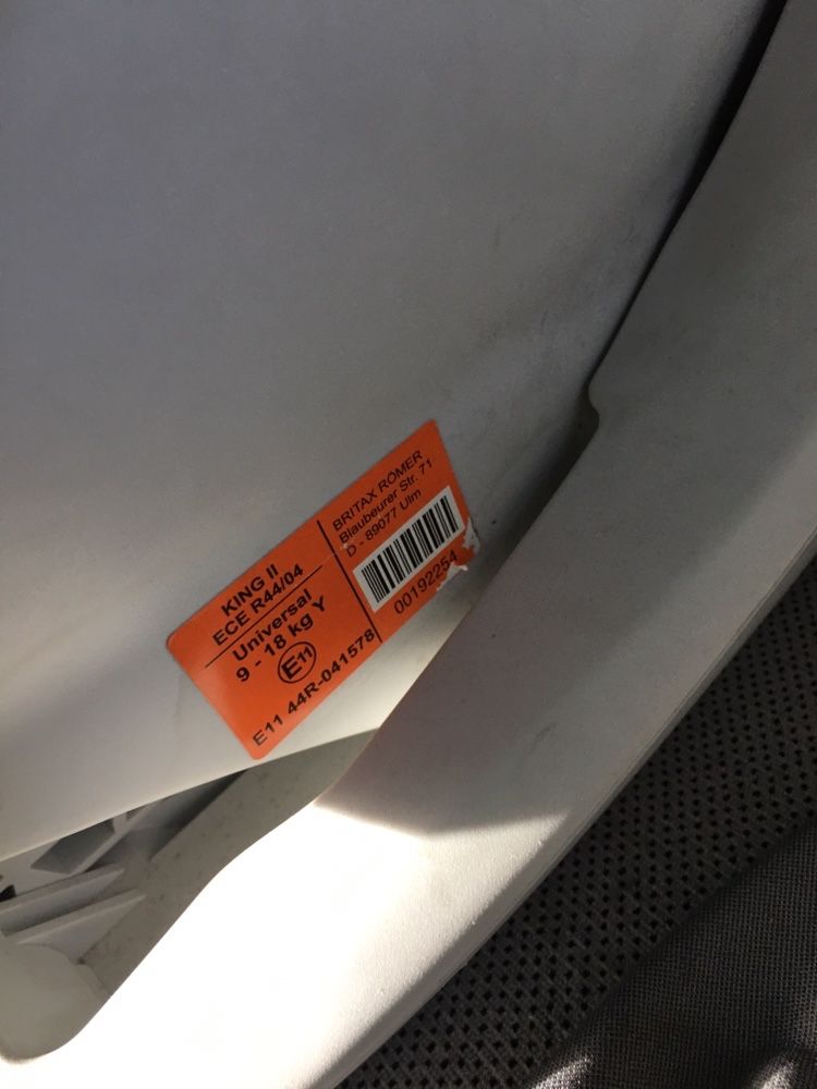 Автокресло romer britax king 2 ece