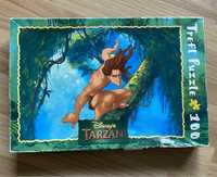 Tarzan, puzzle, 100, trefl, lata 90, disney