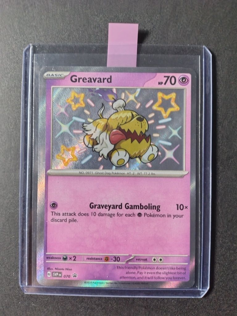 Pokemon tcg Greavard promo Paldean Fates