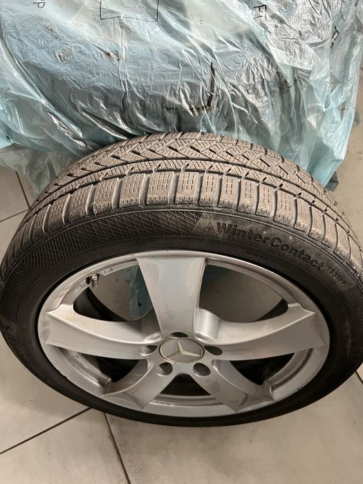 Felgi Mercedes 17 z oponami zimowymi