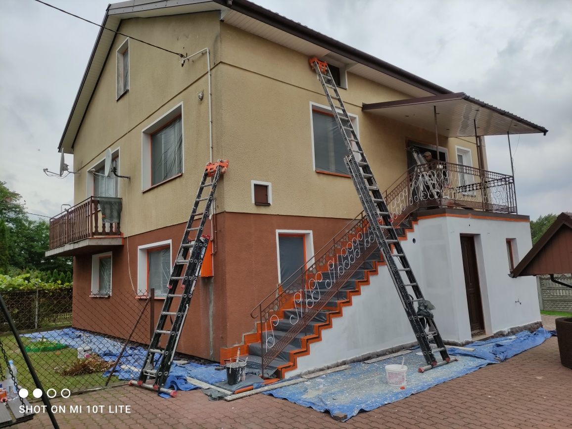 Malowanie elewacji i mieszkań