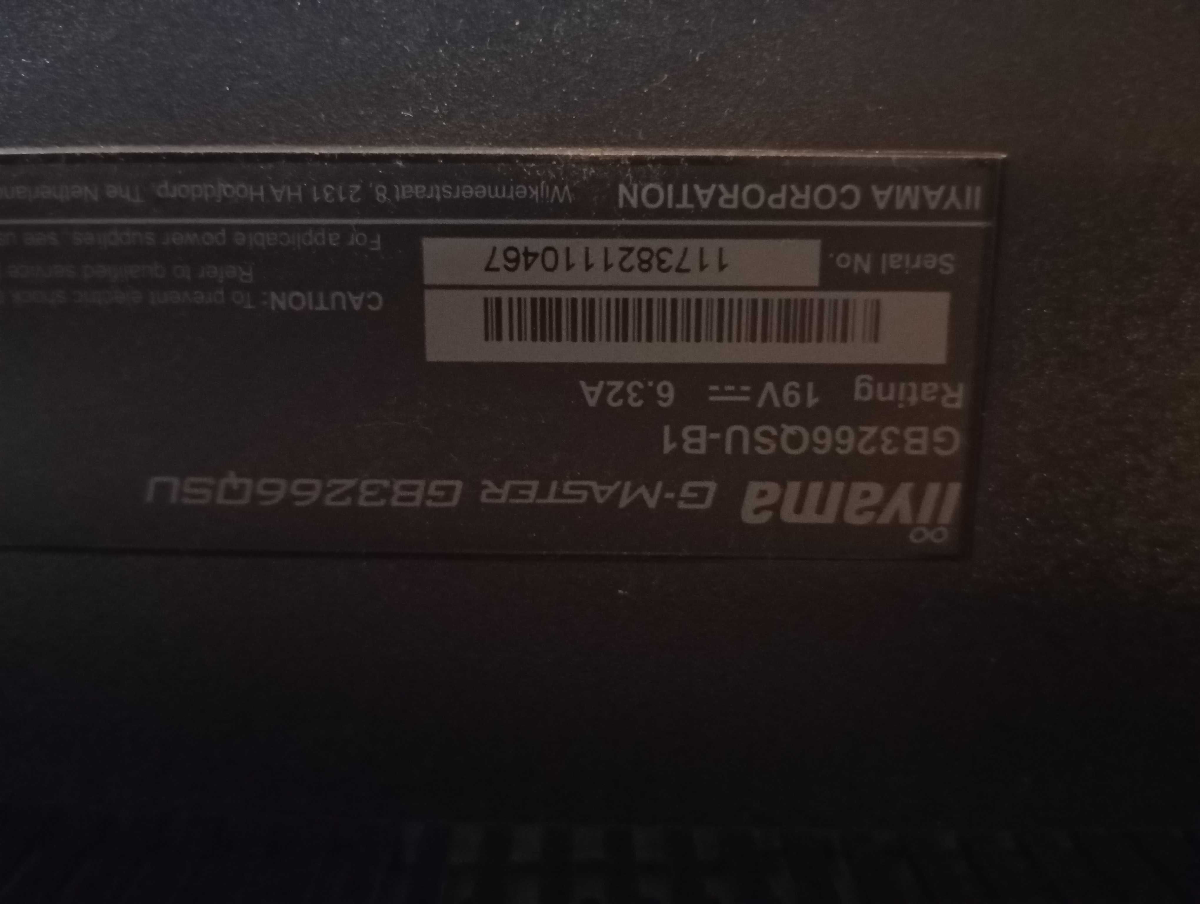 Monitor 32 cale  iiyama GS3266QSU uszkodzony