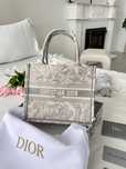 Torebka Dior tote boom mini shopper grey animals