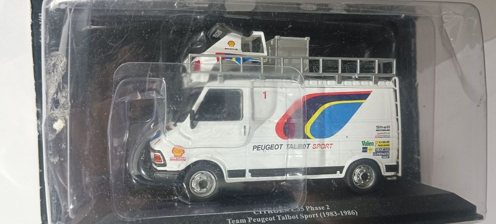 Rally 3 carrinhas assistência 1/43 (lote n27)