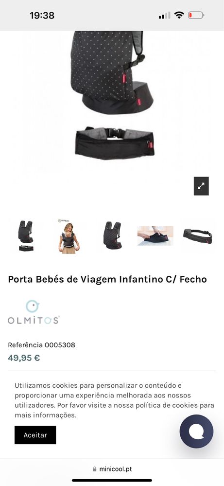 Porta bebes de viagem