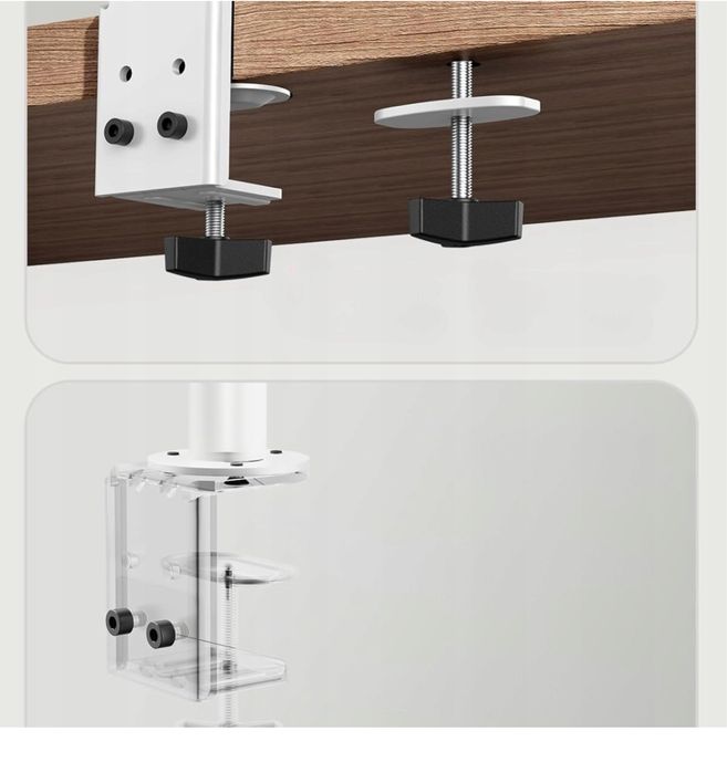 Uchwyt na DWA MONITORY ERGEAR EGCM1W 13"- 32'' 8KG Biały