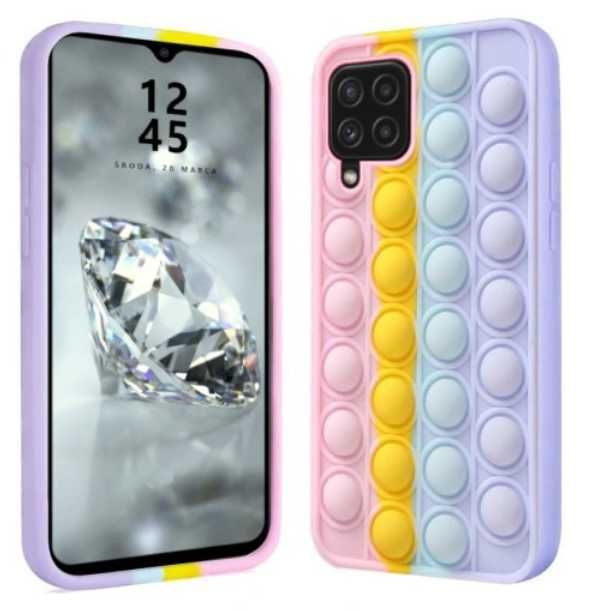 Heart Pop It Case do Samsung Galaxy A22 4G/M22 4G - Pięć wzorów