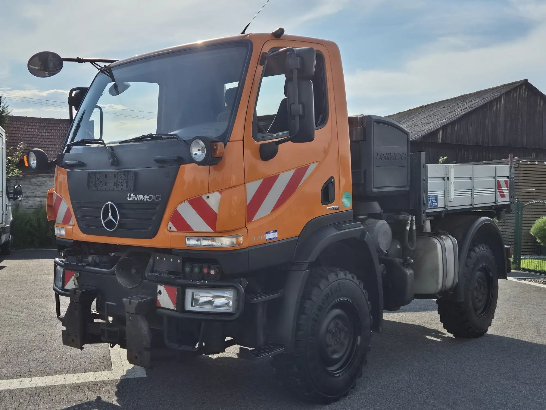 Unimog U20  4X4 Blokady Reduktor Czołownica Hydraulika Kiper Klimatyzacja