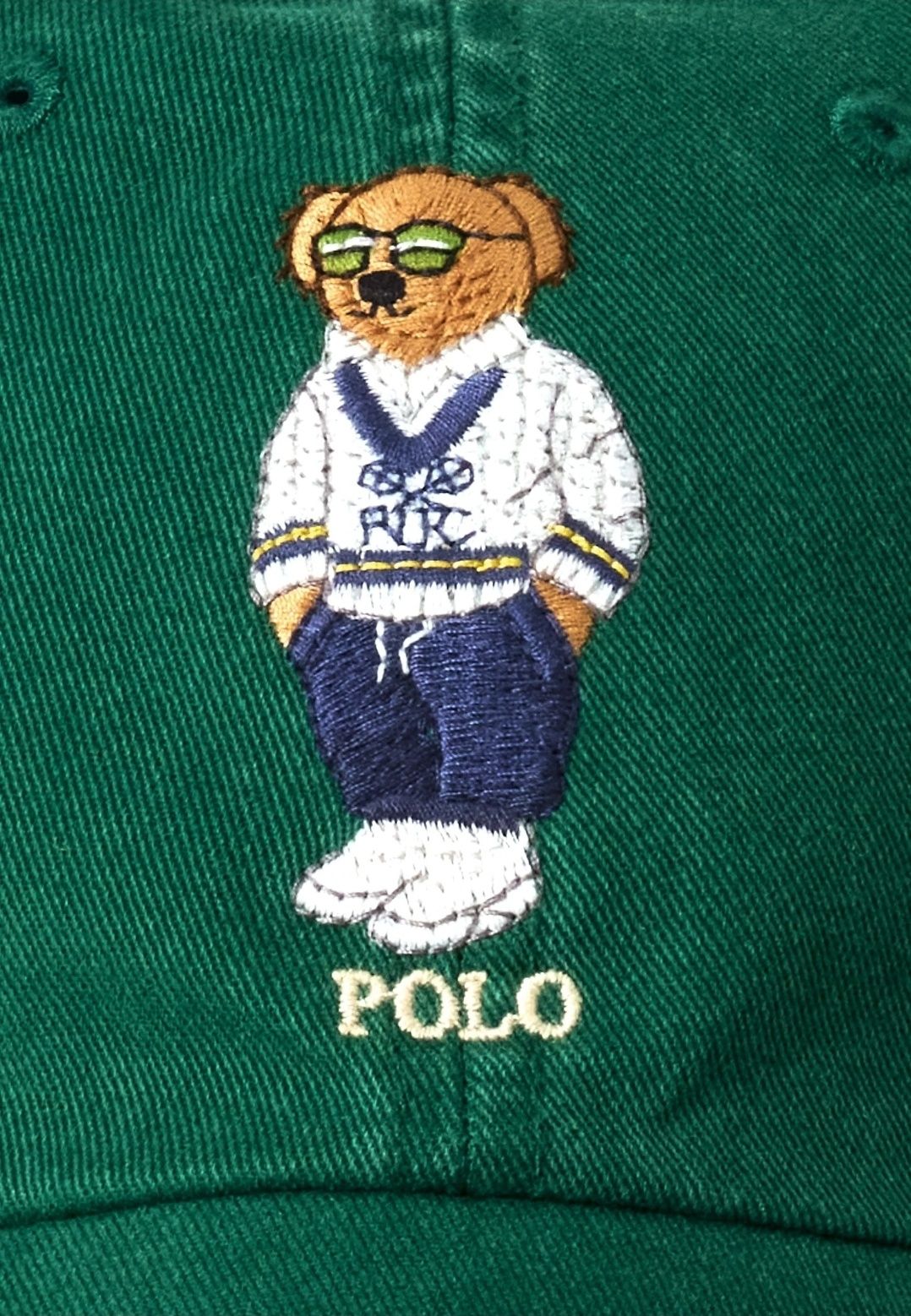 POLO RALPH LAUREN  oryginalna czapka z daszkiem  z misiem