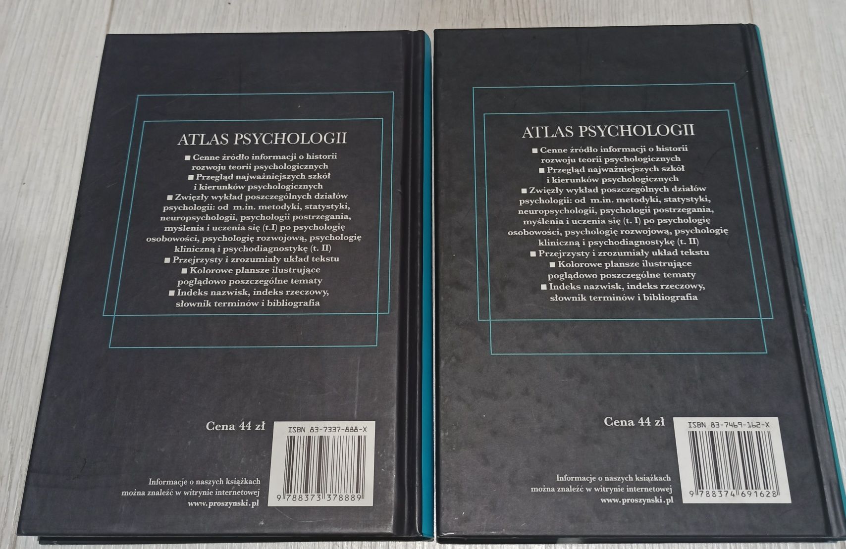 Atlas psychologii tom 1 i 2 Pruszyński i spółka. Psychologia