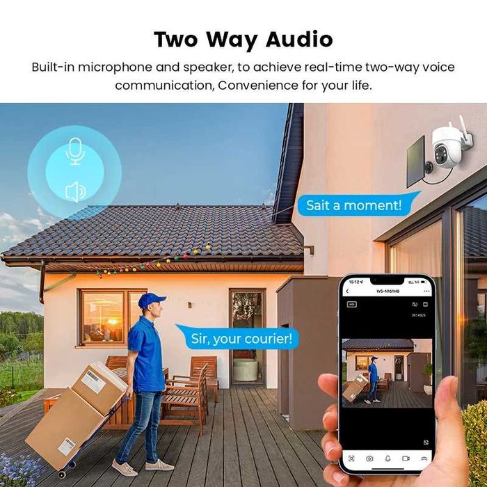 Alarme Tuya sem Fios GSM/WiFi + Câmara Segurança Solar 4G (NOVO)