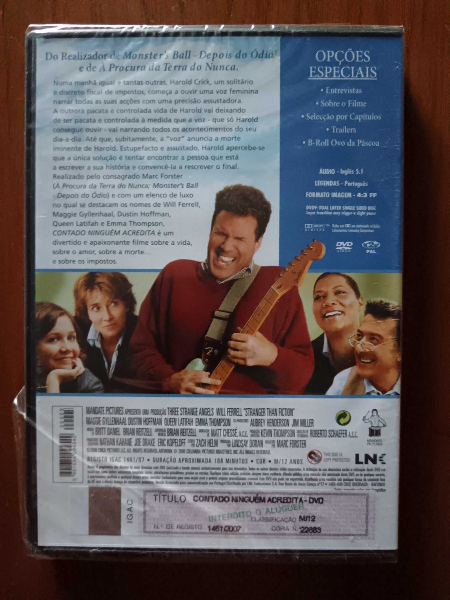 filme dvd original - contando ninguém acredita - selado