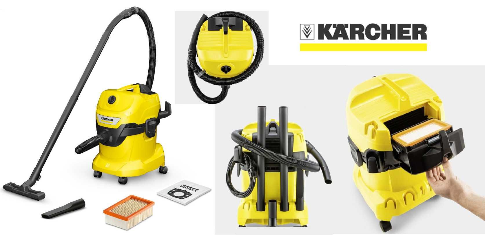 Професійний пилосос Karcher WD4 V-20/5/22 (1.628-201.0)