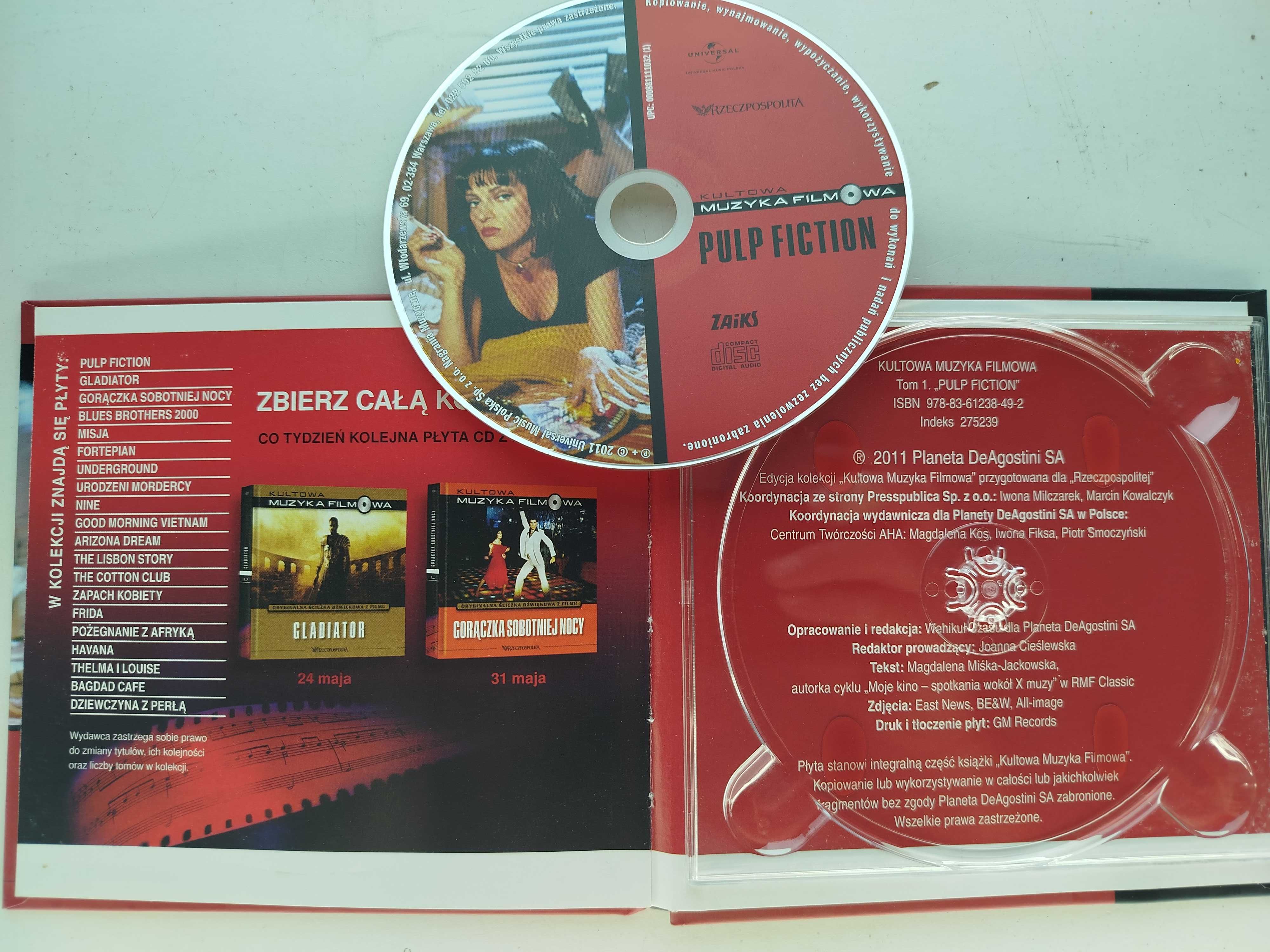 Pulp Fiction soundtrack Kultowa Muzyka Filmowa CD