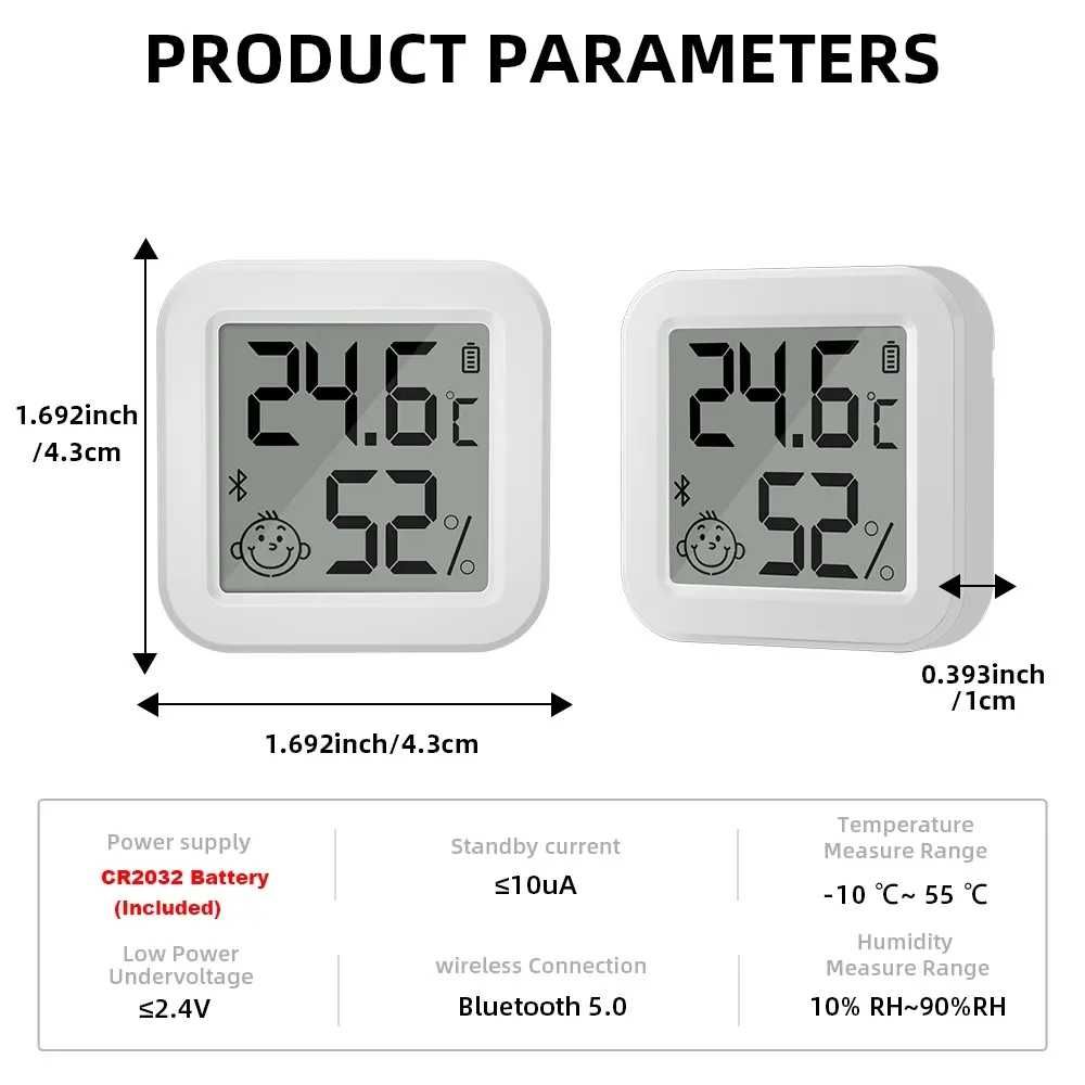 Czujnik temperatury Bluetooth Tuya Smart THB-01
