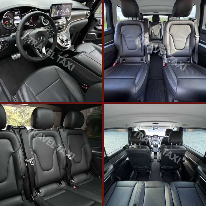 Індивідуальний Трансфер Таксі • Mercedes-Benz V-Class • Європа Україна