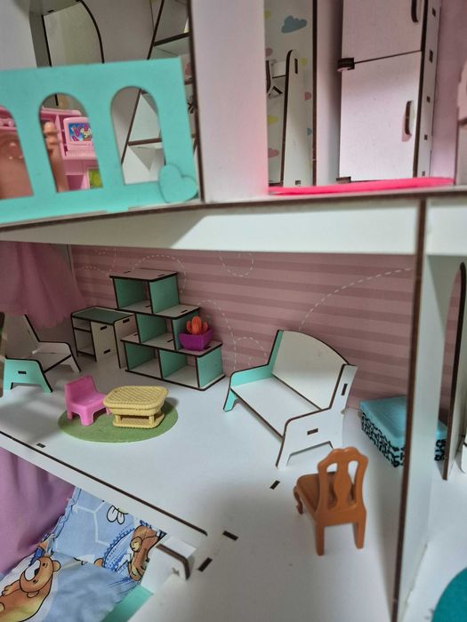 Будинок великий для ляльок ЛОЛ та барби