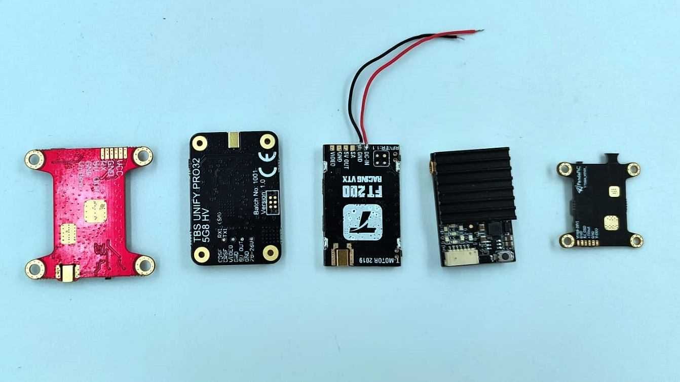 Zestaw nadajników wideo 5,8GHz VTXy TBS T-Motor PandaRC