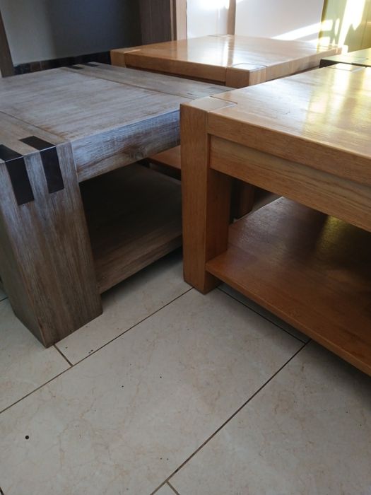 Stoliki Dębowe z litego drzewa