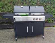 Grill gazowy węglowy  2w1 EL FUEGO NEVADA COMBIGRIL żeliwny ruszt !