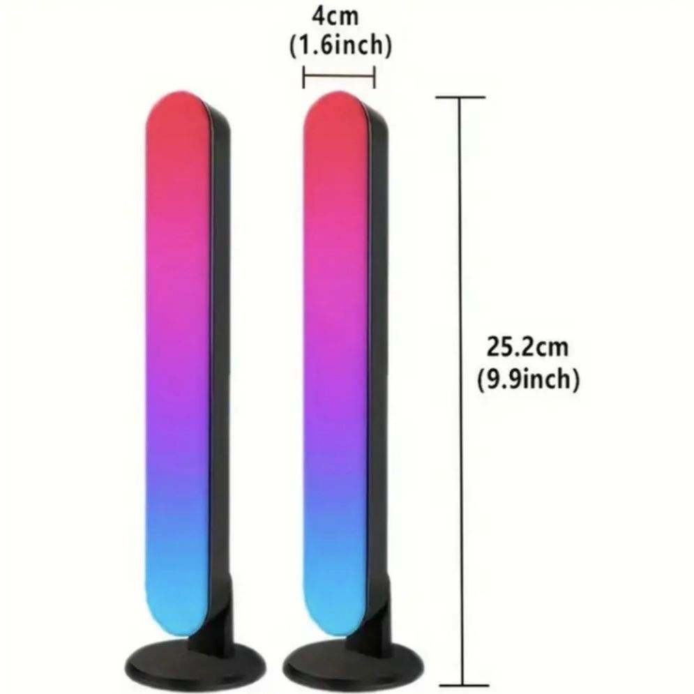 Комплект настольных светильников с пультом, 2 шт, RGB, Remote Control