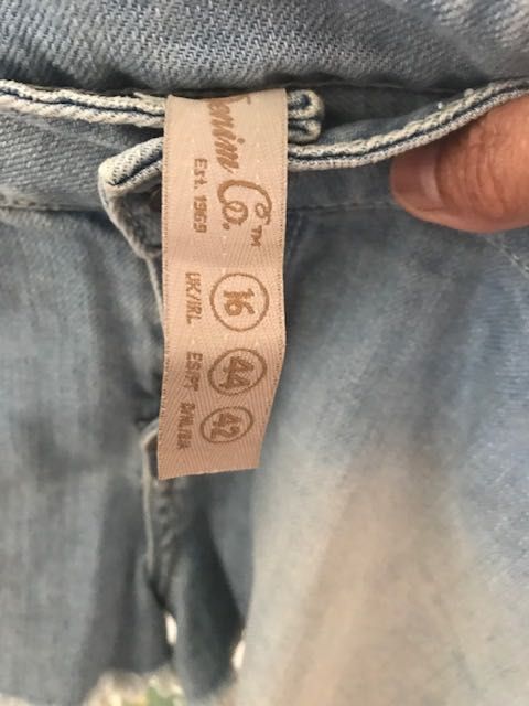 Calções de Ganga Nº 44